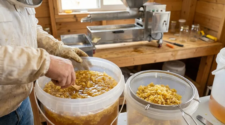 How can remaining honey be removed from wax cappings after straining? Maximize Your Harvest Yield