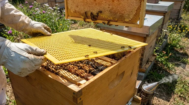 양봉가들은 왜 여왕벌 배제기(Queen Excluder)를 사용할까요? 더 깨끗하고 체계적인 꿀 수확을 위해