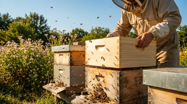为什么在添加继箱时考虑天气状况很重要?保护蜂巢健康和蜂蜜产量