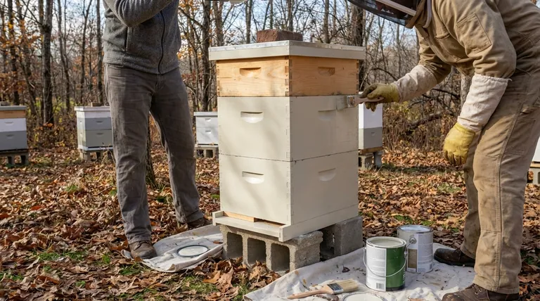 벌통을 칠하기 가장 좋은 시기는 언제인가요? 벌통과 벌을 안전하게 보호하세요
