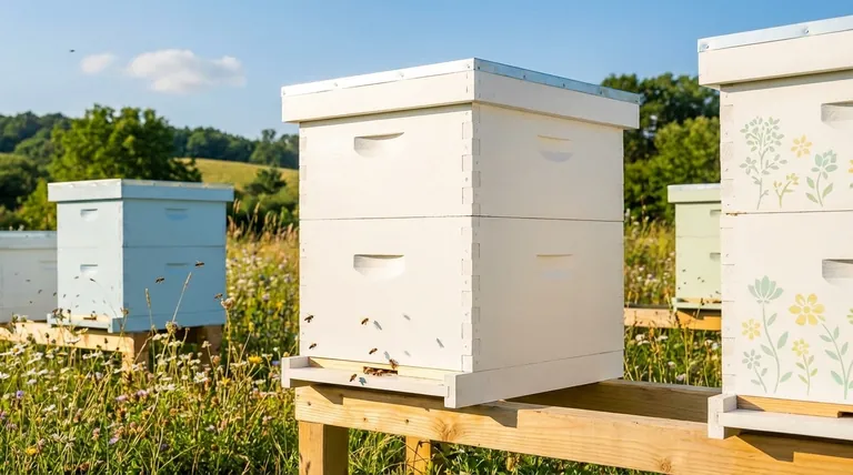 ما اللون الذي يجب أن تُدهن به خلايا النحل؟ الخيار الأفضل لصحة الخلية وإنتاج العسل