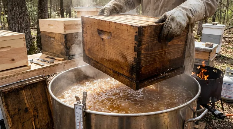 벌 장비 왁스 침지에 어떤 종류의 왁스가 사용되나요? 우수한 보호를 위한 파라핀 및 미정질 왁스 혼합물