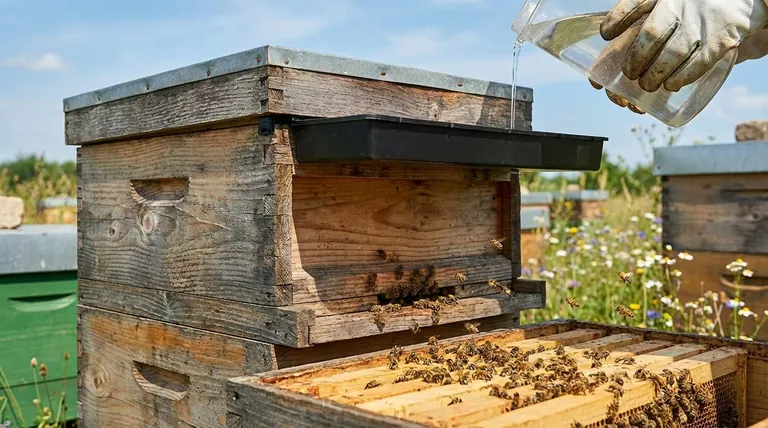 ما هي أنواع المغذيات الداخلية المستخدمة في تربية النحل؟ حسّن استراتيجية تغذية خليتك