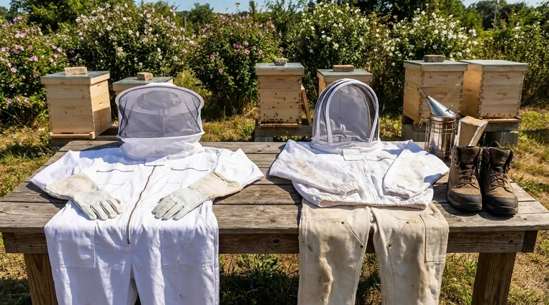 양봉용 전신 슈트와 베일이 달린 재킷의 차이점은 무엇인가요? 최고의 보호 장비를 선택하세요