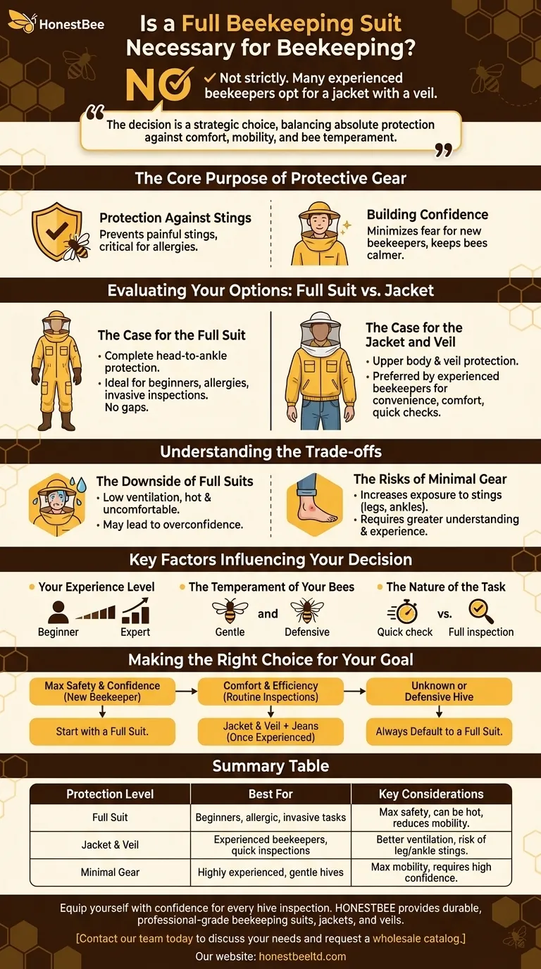 Is a full beekeeping suit necessary? Balancing Safety, Comfort, and Experience Visual Guide