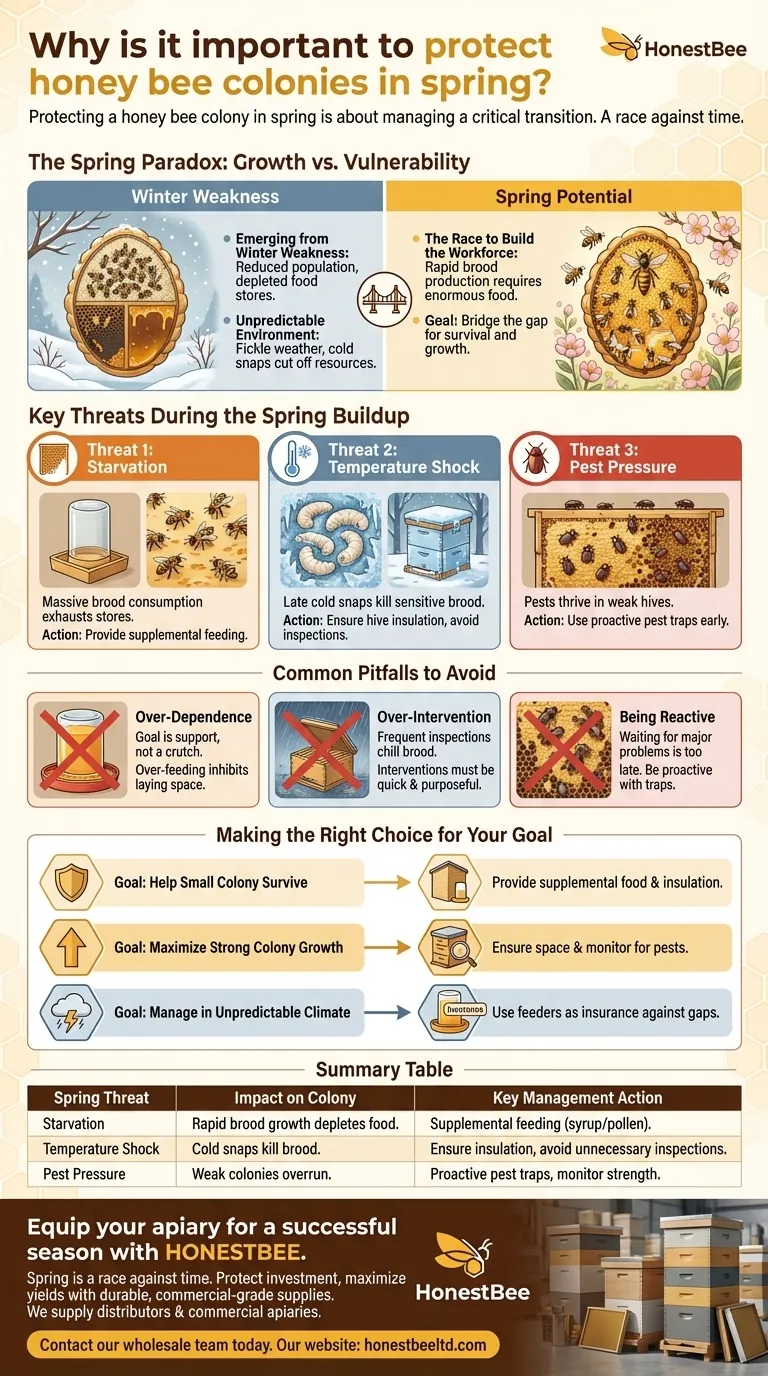 봄에 꿀벌 군집을 보호하는 것이 왜 중요할까요? 풍성한 여름 꿀 수확을 보장하기 위해 시각적 가이드