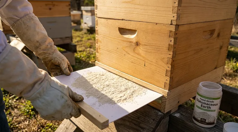 규조토는 작은 벌집 딱정벌레(SHB) 방제에 어떤 역할을 하나요? 화학 물질 없는 해충 방제 솔루션
