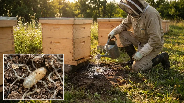 Como os nematóides ajudam a controlar os besouros das colmeias pequenas? Uma solução natural e livre de produtos químicos para apiários