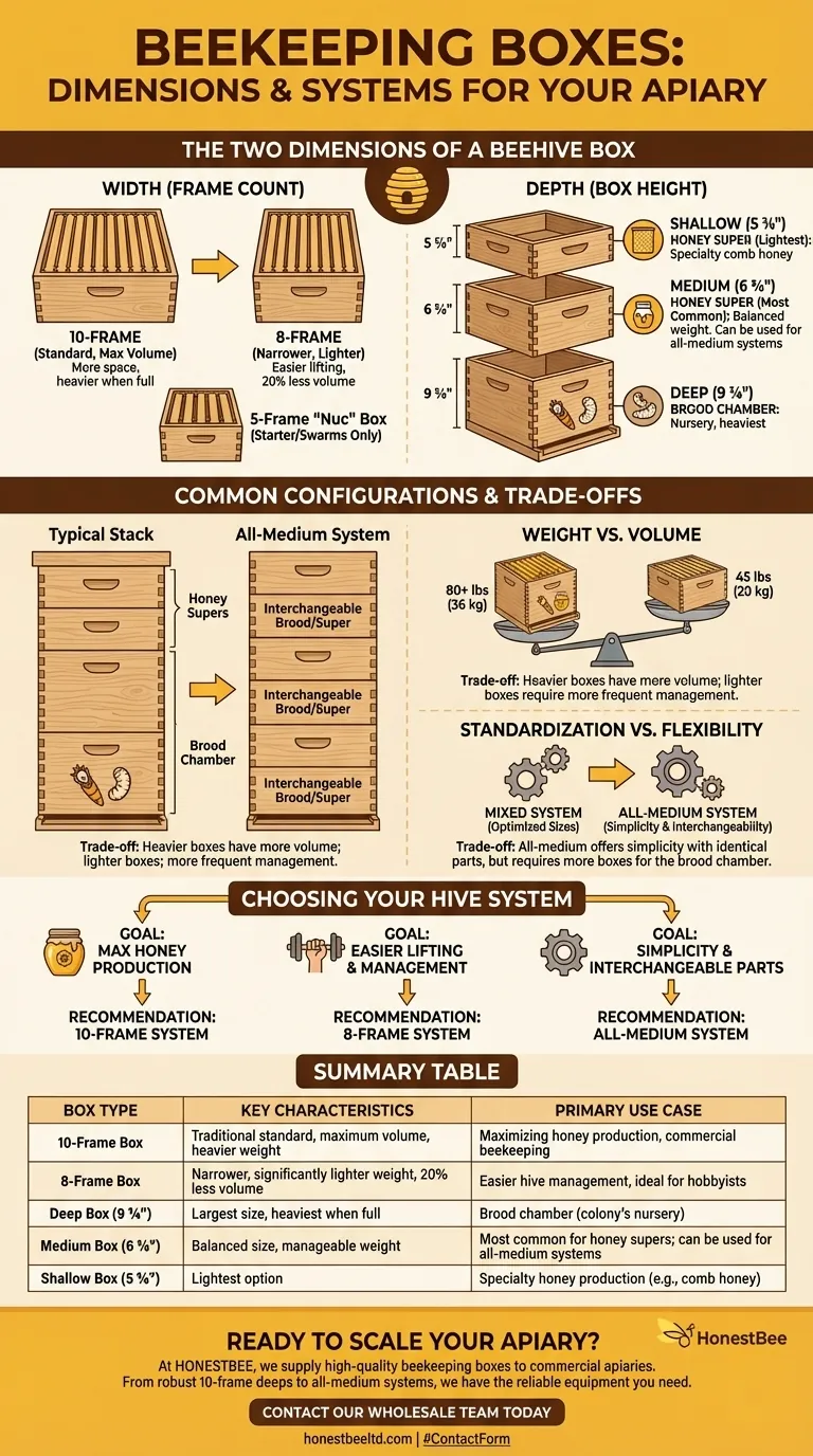 양봉에 사용되는 주요 벌통 유형은 무엇인가요? 양봉장에 적합한 벌통 시스템 선택하기 시각적 가이드