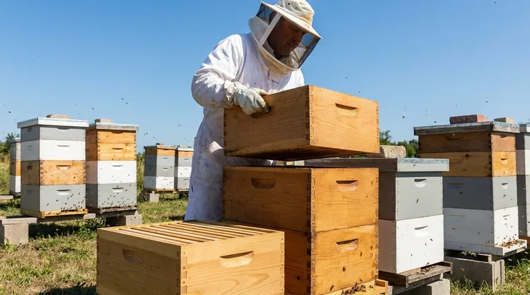 얕은 벌통(shallow box)이란 무엇이며 왜 거의 사용되지 않습니까? 양봉 작업을 간소화하세요