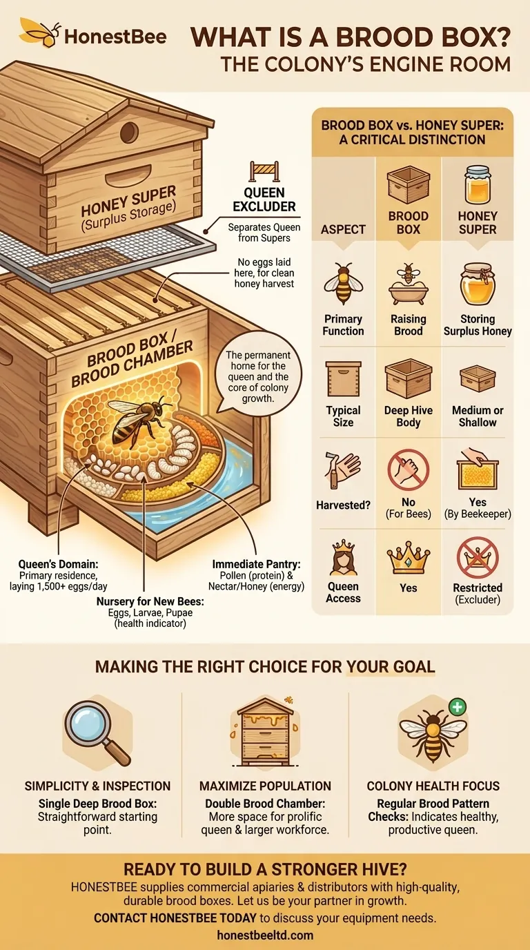 What is a brood box or brood chamber? The Heart of Your Hive Explained Visual Guide