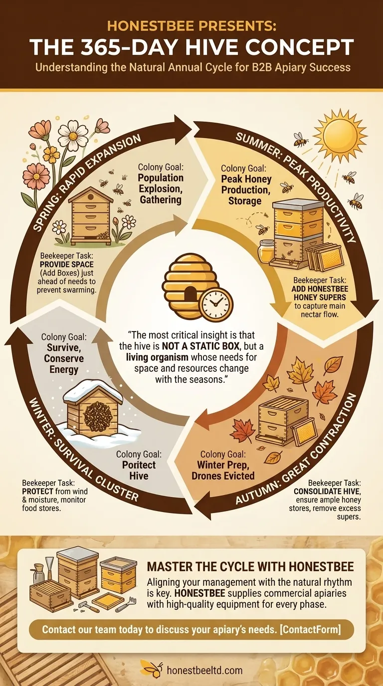 Qu'est-ce que le concept de la ruche de 365 jours ?Un guide pour réussir l'apiculture tout au long de l'année Guide Visuel