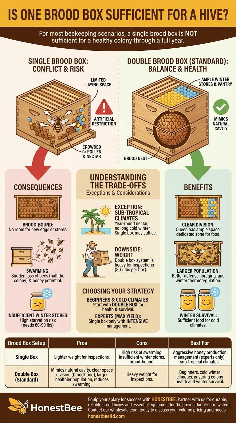 벌통에 하나의 벌통으로 충분할까요?양봉가를 위한 주요 고려 사항 시각적 가이드