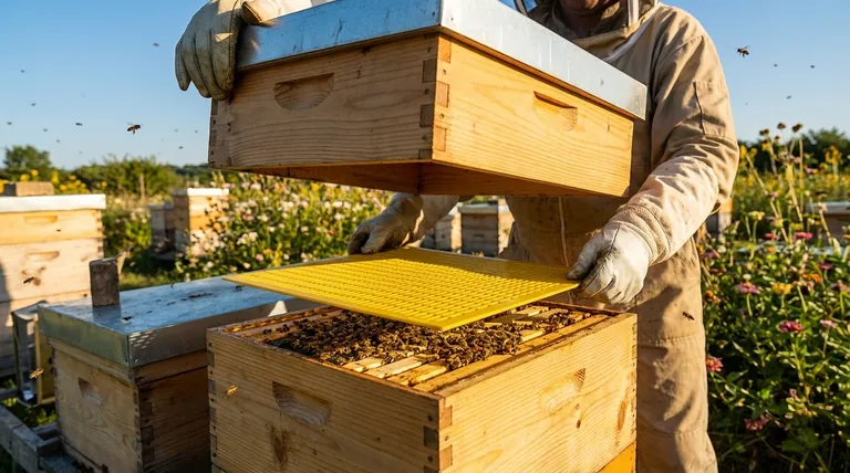 使用蜂王排除器有什么好处?提高蜂巢效率和蜂蜜质量