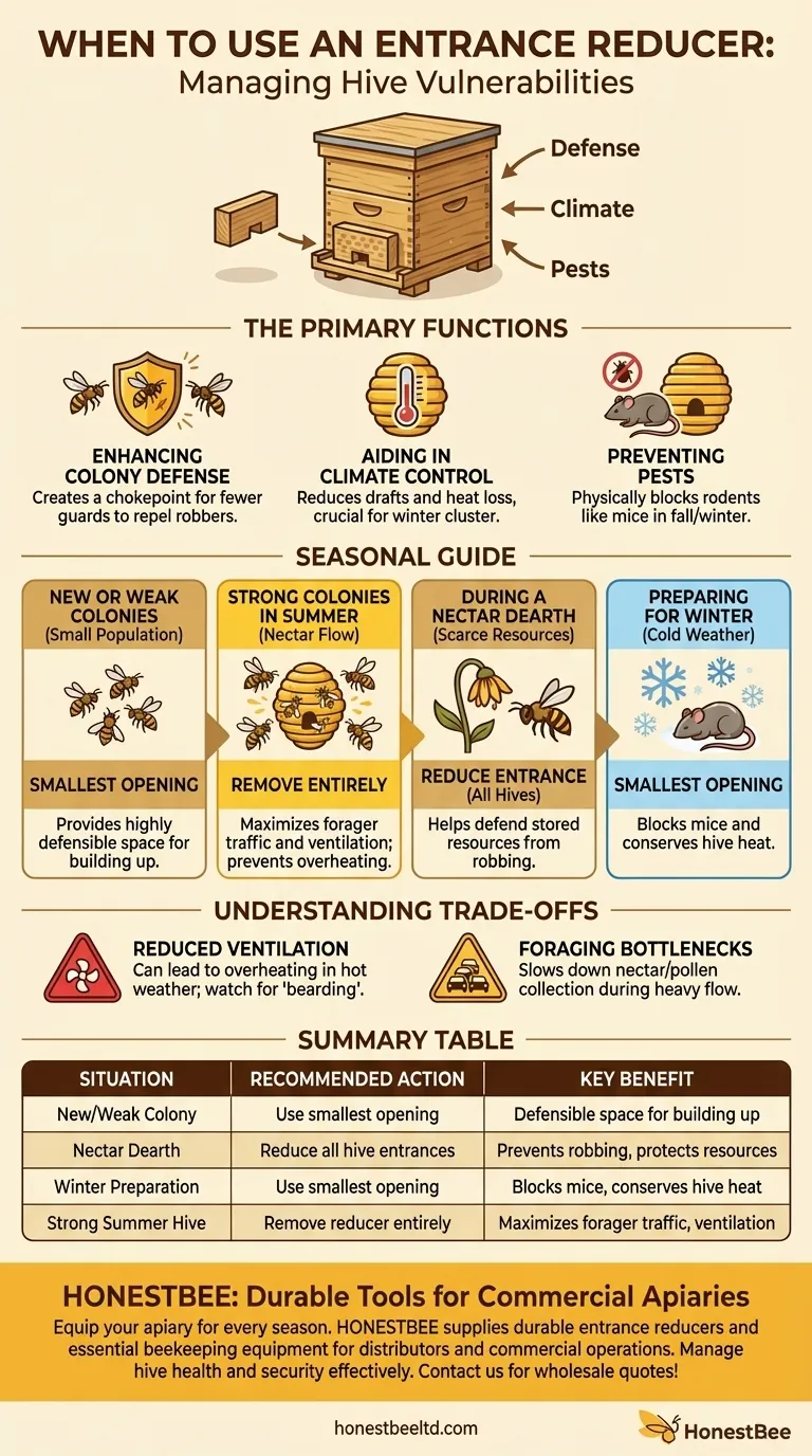 양봉가는 언제 입구 축소기를 사용해야 할까요? 벌통 건강 및 보안 강화 가이드 시각적 가이드