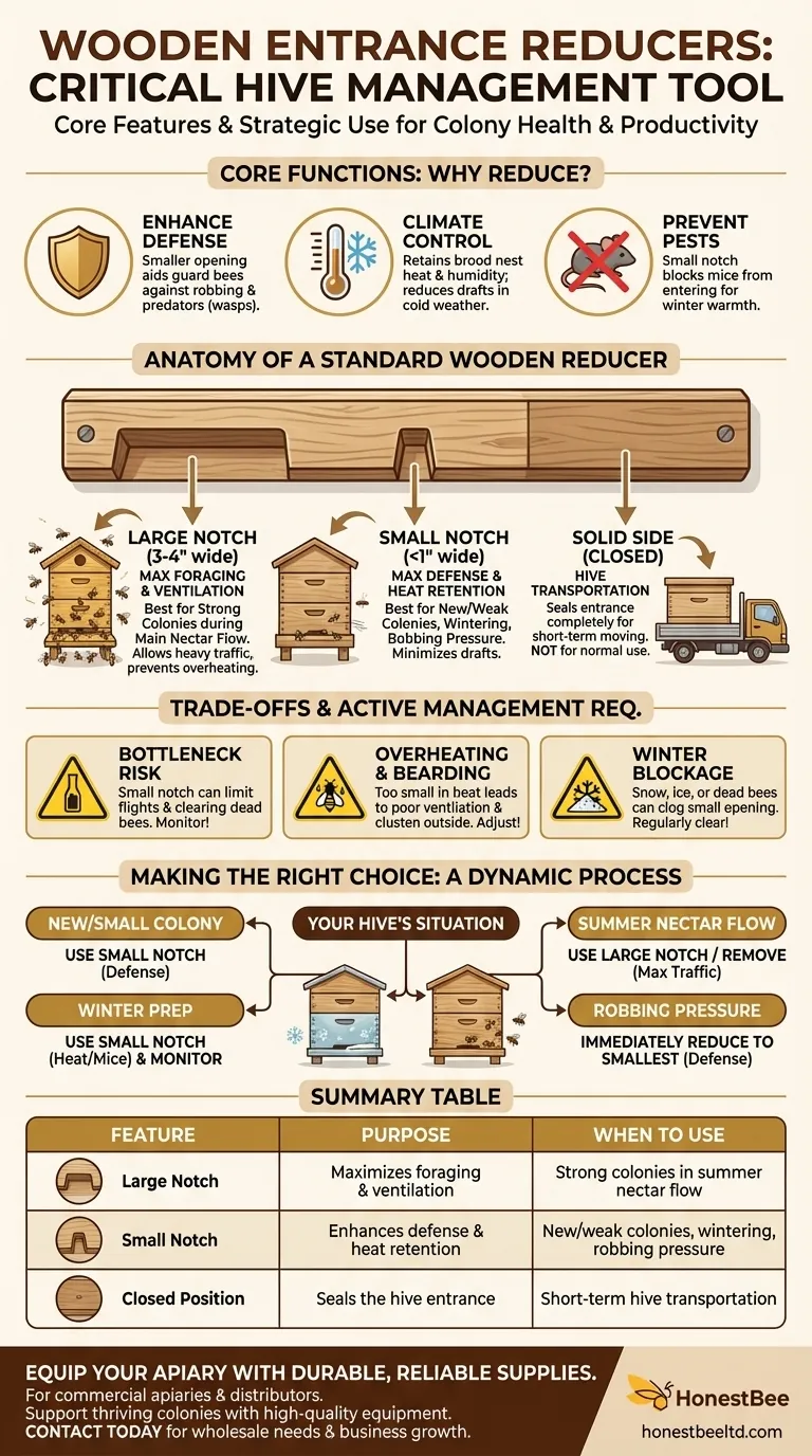 나무 입구 조절기의 특징은 무엇인가요? 벌집 건강 및 방어를 위한 필수 도구 시각적 가이드