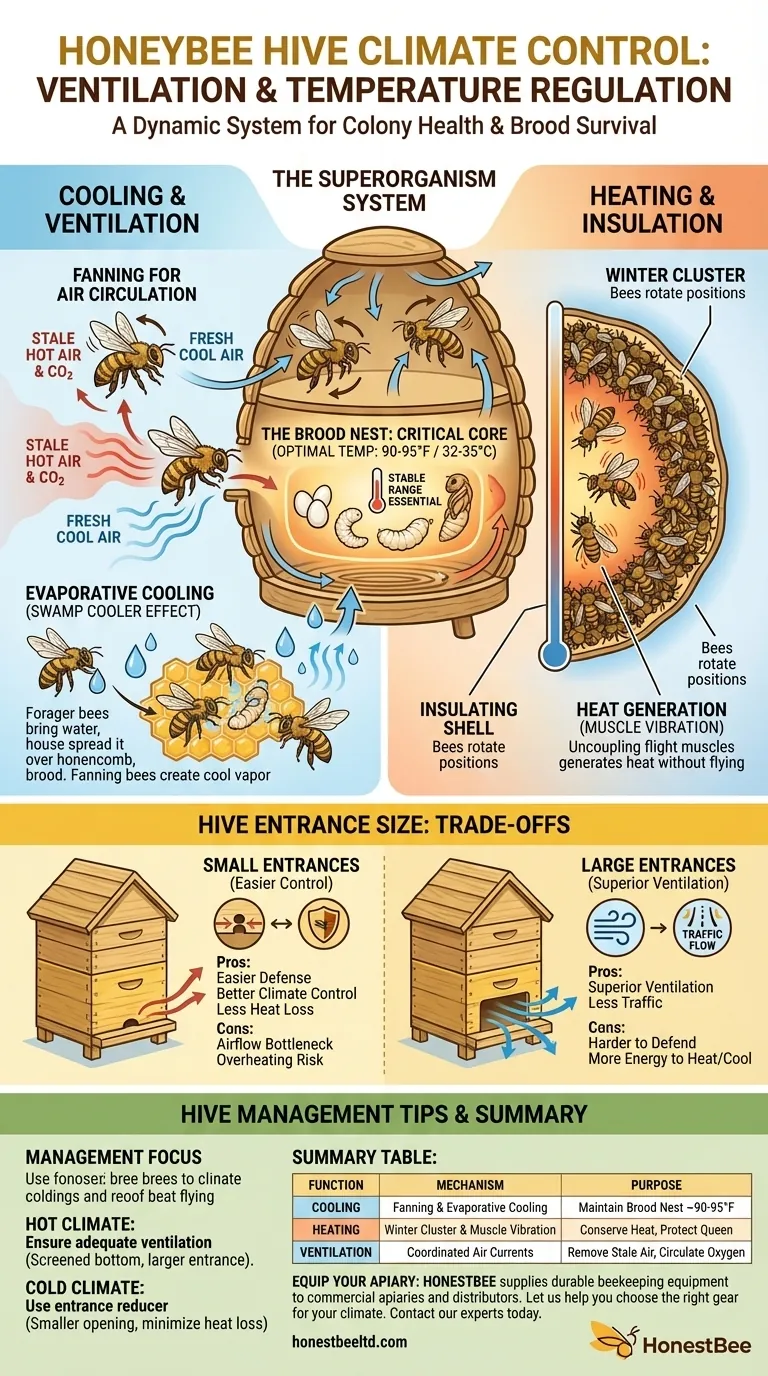 Comment les abeilles régulent-elles la ventilation et la température dans la ruche ? Maîtriser le contrôle climatique de la ruche Guide Visuel
