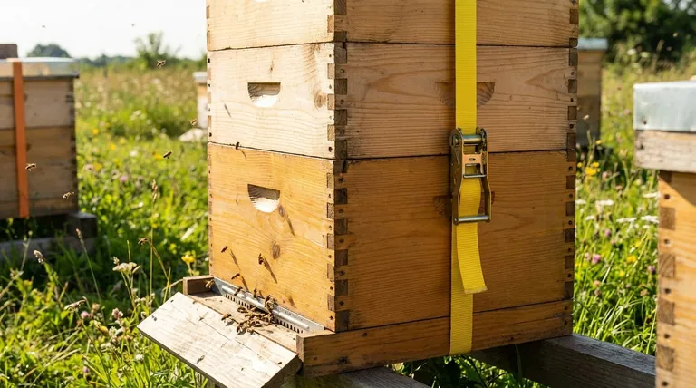Que sont les sangles de ruche et pourquoi sont-elles utilisées ? Sécurisez vos ruches contre le vent, les prédateurs et le transport