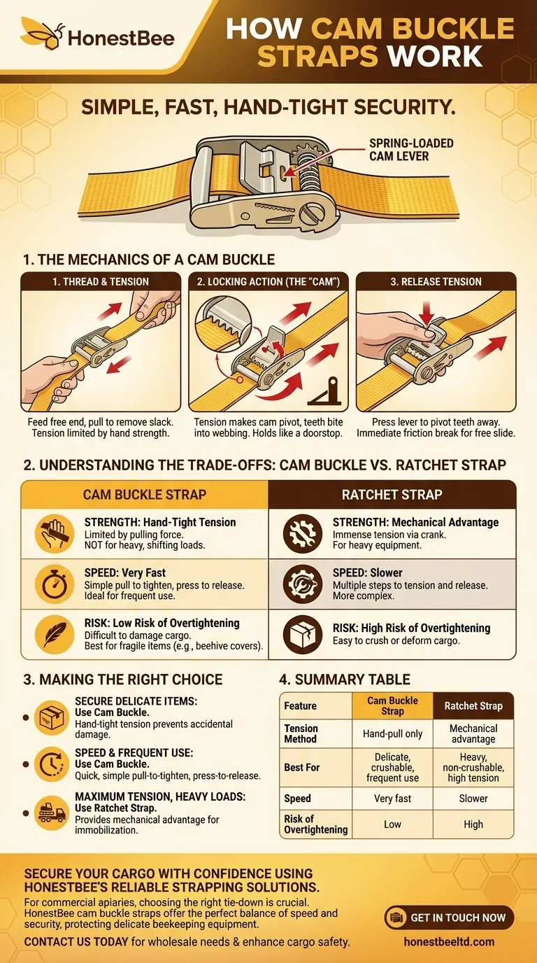 How do cam buckle straps work? Master Quick, Secure Tie-Downs for Your Cargo Visual Guide