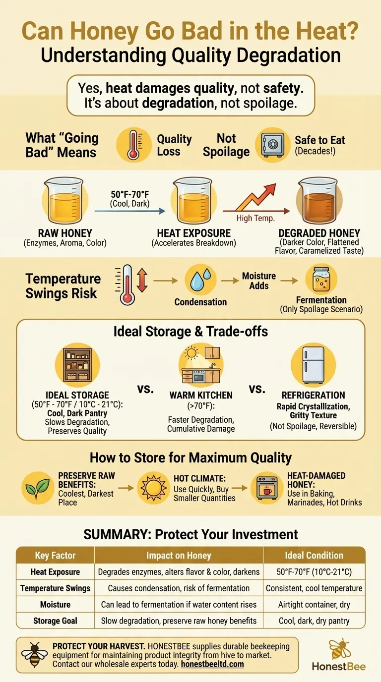 Can honey go bad in the heat? Protect Your Honey's Quality and Flavor Visual Guide