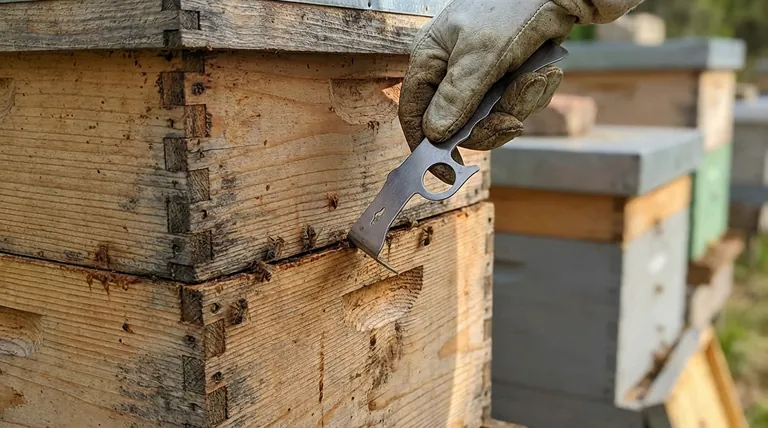 What is the advantage of using the beehive connector when handling full attachments? Achieve Safe and Efficient Hive Transport
