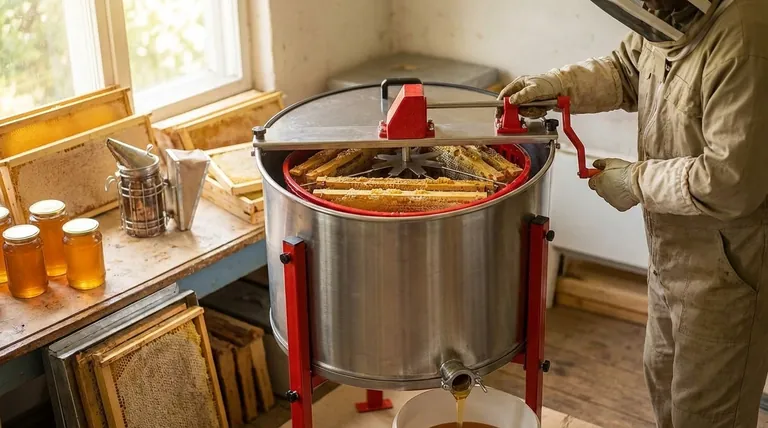 양봉가는 왜 방사형 추출기보다 접선형 추출기를 선택할까요? 벌집의 온전함 우선