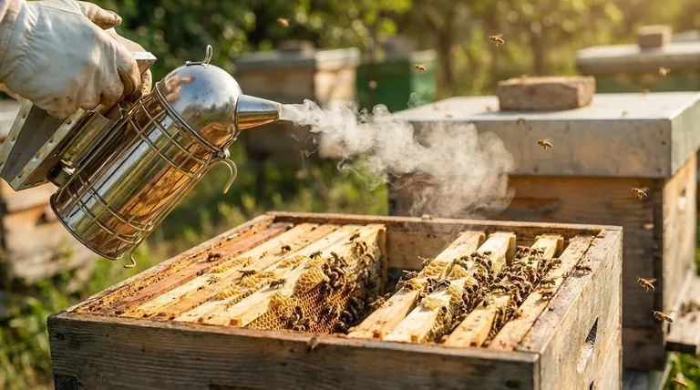 Wie beruhigt Rauch Honigbienen? Entdecken Sie die Geheimnisse einer sichereren Imkerei