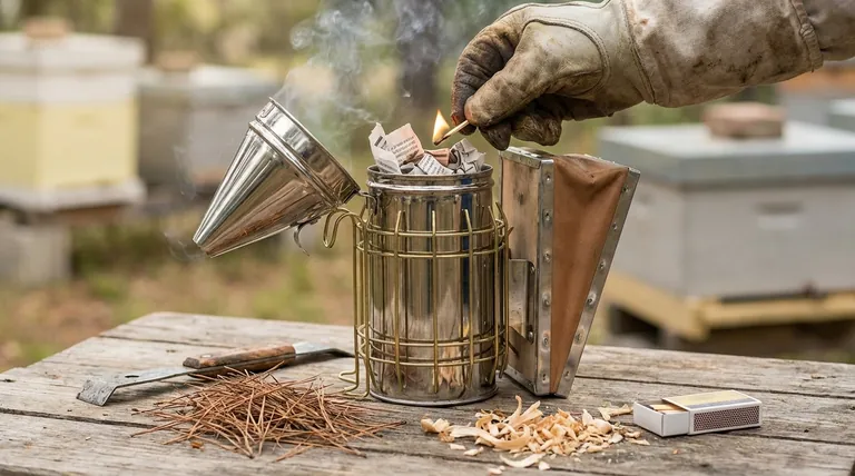 如何点燃并准备烟雾器以供使用?养蜂人的分步指南
