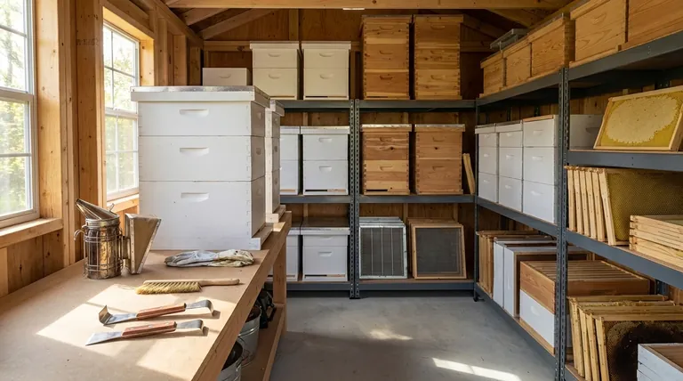 Каковы преимущества выделения специальной зоны для хранения пчеловодческого инвентаря? Защитите свои инвестиции и повысьте эффективность