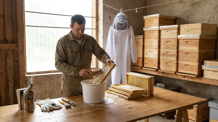 Why is it important to clean and sanitize beekeeping equipment before storage? Protect Your Apiary Investment