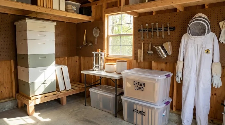 양봉 장비를 보관 공간에 정리하는 가장 좋은 방법은 무엇일까요? 투자를 보호하고 워크플로우를 간소화하세요