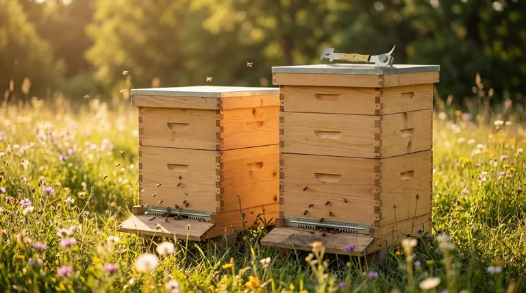 蜜蜂在8框箱和10框箱之间的舒适度有何不同?为蜂群健康选择最佳蜂箱