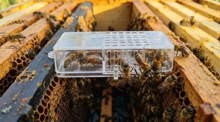 Was sollten Sie tun, wenn die Königin noch im Käfig ist und die Arbeiterbienen sie nicht akzeptiert haben? Schützen Sie Ihr Volk vor Königinnenablehnung