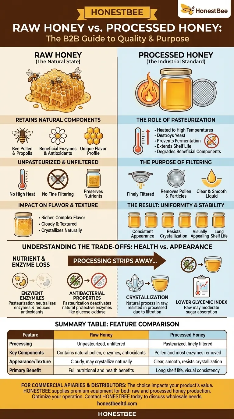 생꿀과 가공꿀의 주요 차이점은 무엇입니까? 건강 또는 보존 기간 중 무엇을 선택하시겠습니까? 시각적 가이드