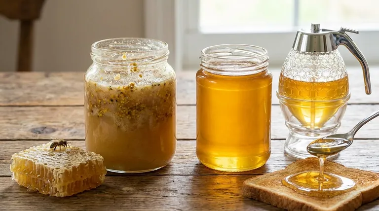 생꿀과 가공꿀의 주요 차이점은 무엇입니까? 건강 또는 보존 기간 중 무엇을 선택하시겠습니까?