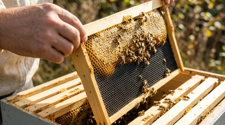 벌통에서 프레임은 어떤 역할을 할까요? 현대적이고 관리하기 쉬운 양봉의 핵심
