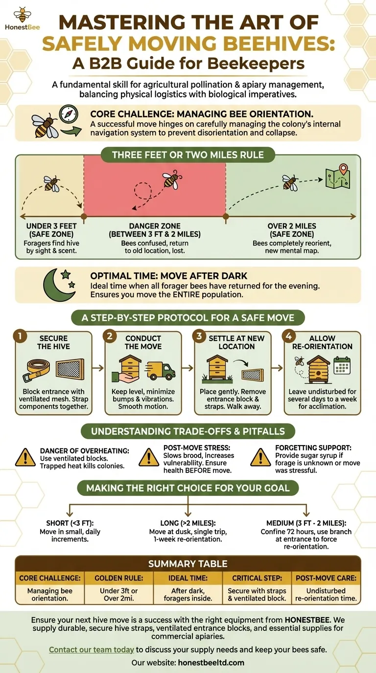 Why is safely moving beehives an important skill for beekeepers? Master the Art of Colony Relocation Visual Guide