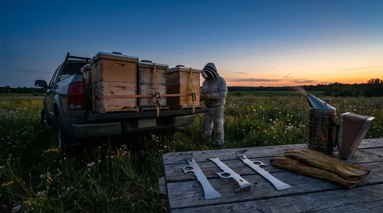 Why is safely moving beehives an important skill for beekeepers? Master the Art of Colony Relocation
