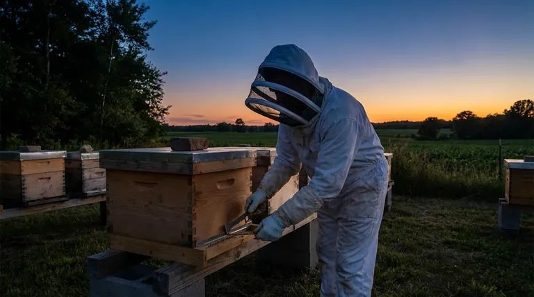 What is the best time to move a beehive to avoid losing bees? Master the Night Move for a Successful Relocation