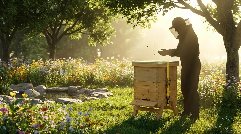 ما الذي يجب على مربي النحل مراعاته عند إعداد موقع جديد لخلية مُرحَّلَة؟ دليل للانتقال السلس