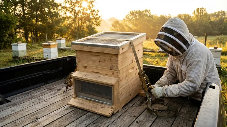 How does the Langstroth hive perform during relocation? A Guide to Safe, Low-Stress Moves