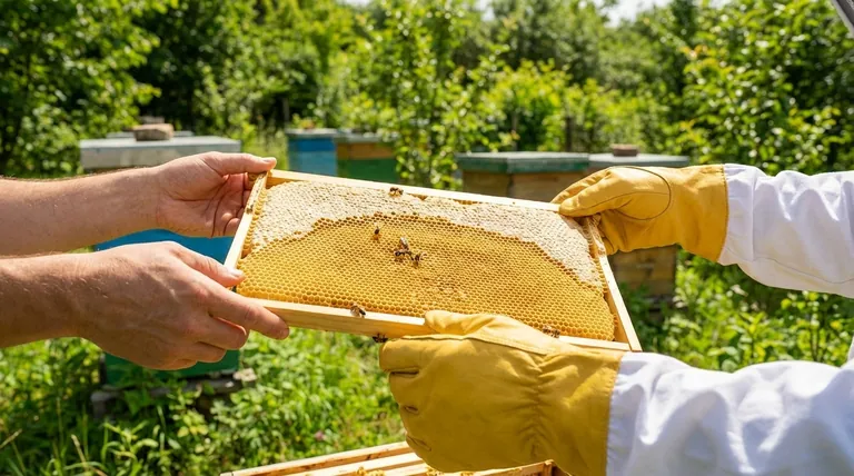 What is the safest way to handle frames in beekeeping? Master Gentle Handling for a Calm Hive