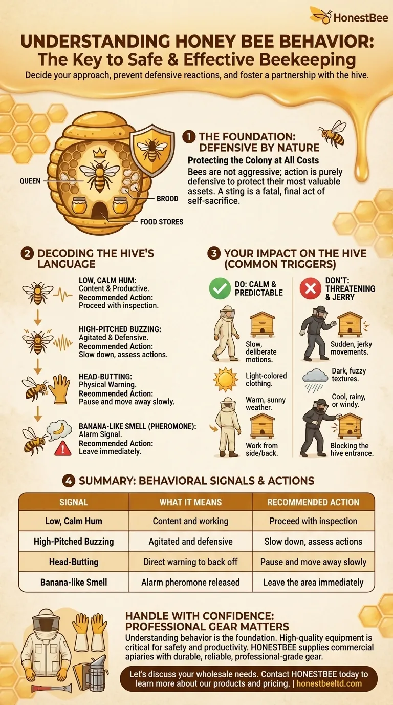 꿀벌의 행동을 이해하는 것이 꿀벌을 다룰 때 왜 중요할까요? 안전하고 효과적인 양봉 마스터하기 시각적 가이드