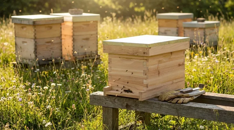 여분의 벌통을 비치해 두는 것이 권장되는 이유는 무엇입니까? 군집 분산 통제 및 양봉장 성장에 필수적입니다