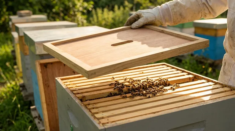 What is the function of the inner cover in a Langstroth hive? Master Hive Health & Management