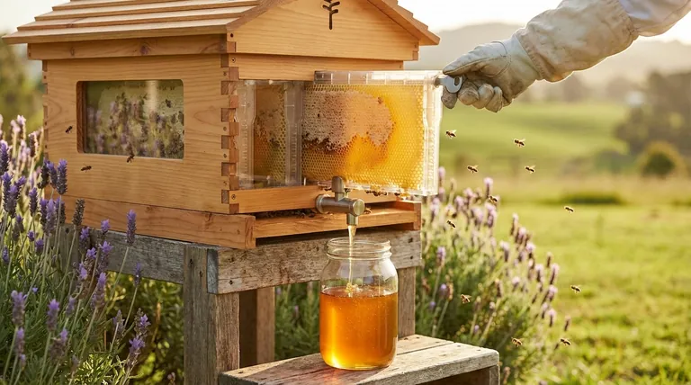 플로우 하이브(Flow Hive) 꿀 채취 방법의 주요 특징은 무엇인가요? 양봉 편의성의 혁명