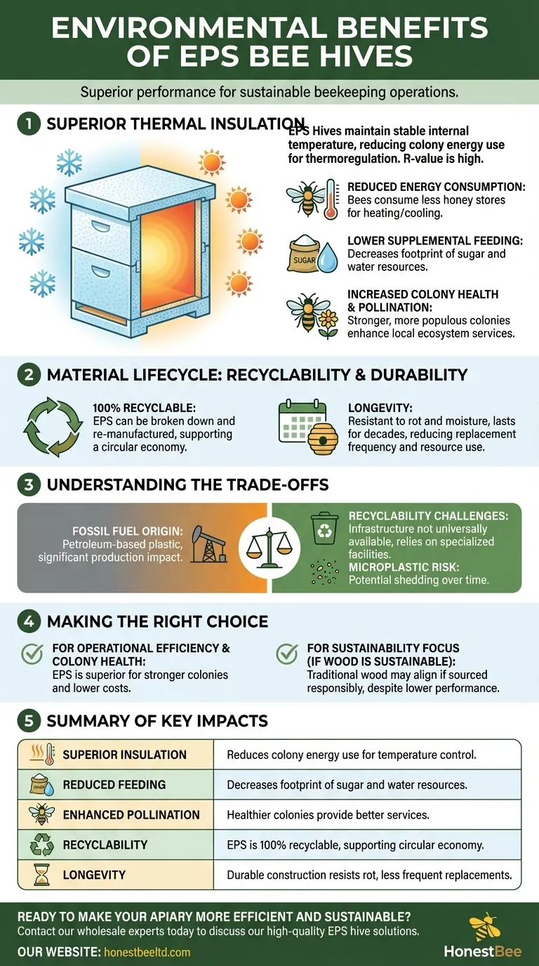 What are the environmental benefits of EPS bee hives? Boost Colony Health and Reduce Your Eco-Footprint Visual Guide