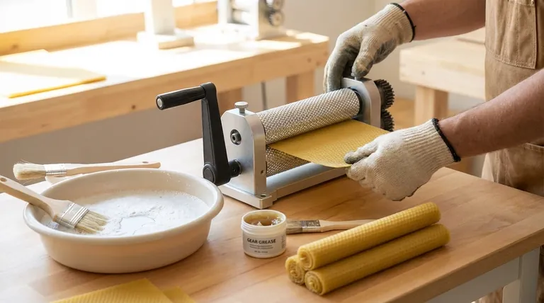 What precautions should be taken during the milling process? Ensure Perfect Beeswax Foundation Every Time