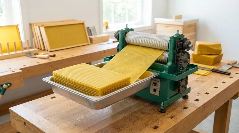 Como as chapas de cera devem ser mergulhadas para garantir a alimentação correta através dos rolos da máquina? Domine a Regra do Grão de 90 Graus