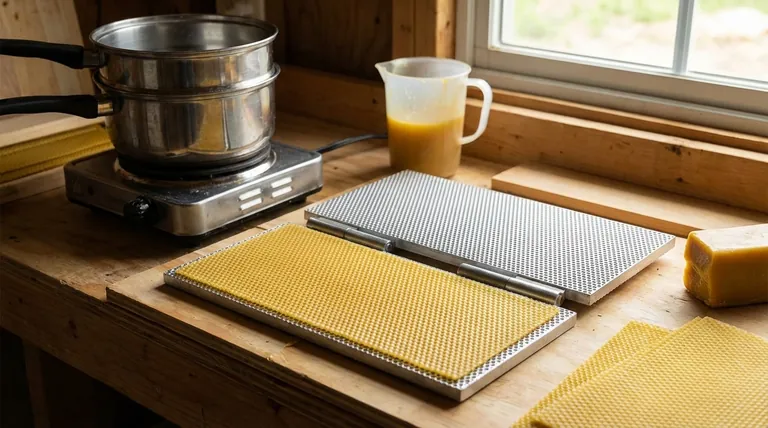 What is the process for making beeswax sheets using a mold? A Step-by-Step Guide for Perfect Results